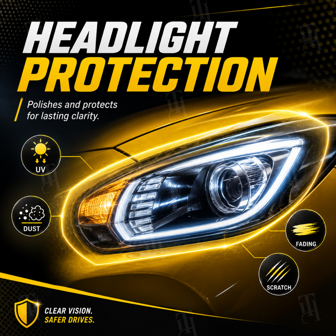 AEXZR® Professional Headlight Restoration Kit – Remove Yellowing & Haze | Special Upsell Discount