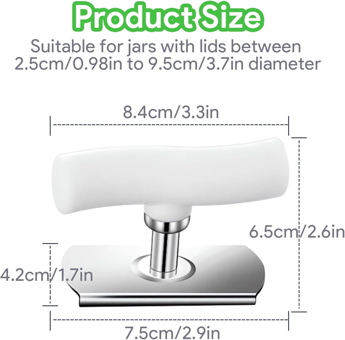 Jar Opener for Arthritis & Weak Hands – Adjustable Stainless Steel😍