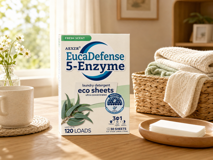 🏆UP TO 50% OFF| AEXZR® EucaDefense 5-Enzyme Laundry Sheets