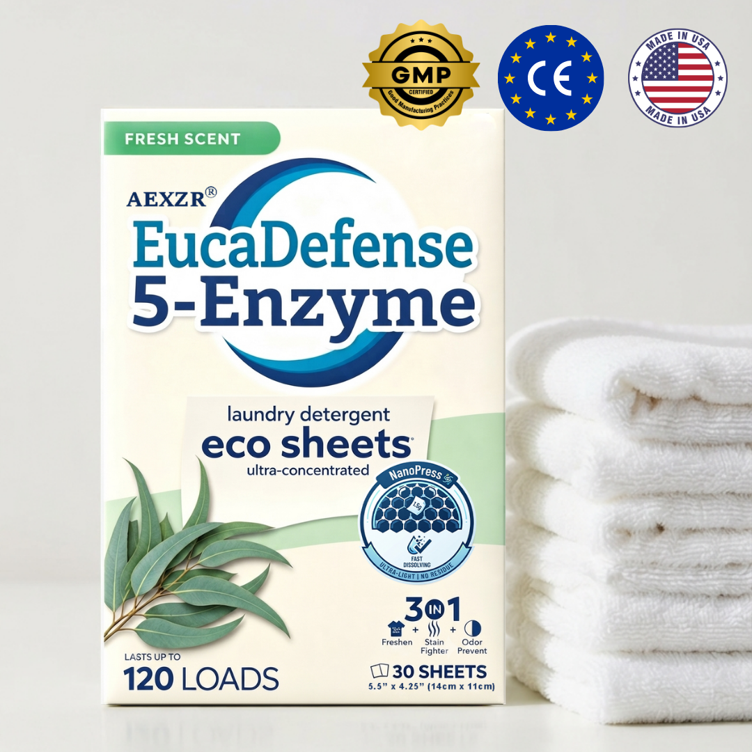 🏆UP TO 50% OFF| AEXZR® EucaDefense 5-Enzyme Laundry Sheets