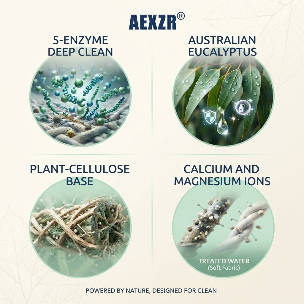 🏆UP TO 50% OFF| AEXZR® EucaDefense 5-Enzyme Laundry Sheets