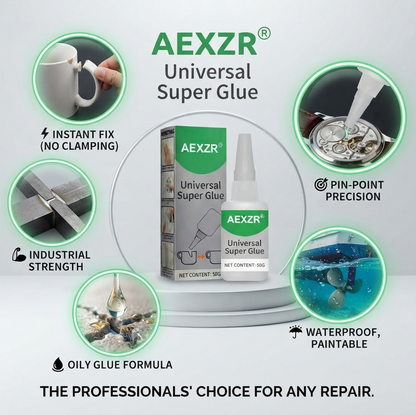 🏆Official Store|AEXZR® Universal Castor Seed Extract Super Glue · Long-Lasting Strength