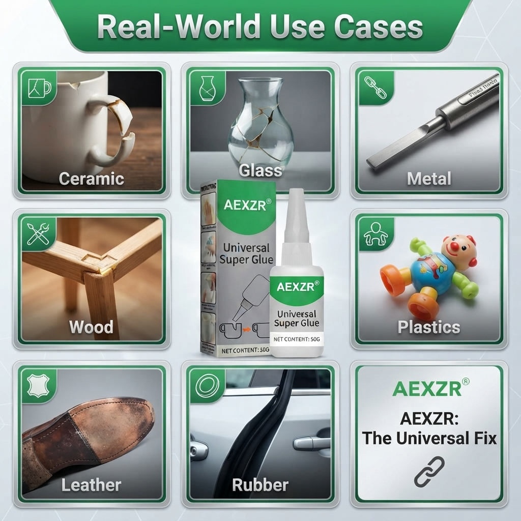 🏆Official Store|AEXZR® Universal Castor Seed Extract Super Glue · Long-Lasting Strength