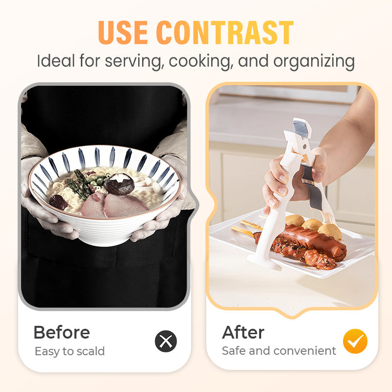 3-in-1 Silicone Bowl and Plate Clamp